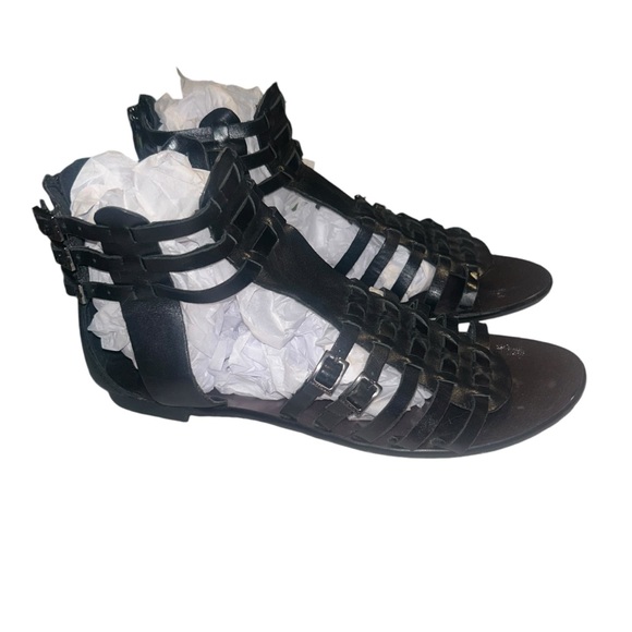 Vince Camuto Jatella Black Leather Sandal Women’s Size 7 (37) - Picture 10 of 12